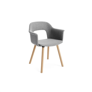 HAY Layout 224 Dining Chair With Armrest Hallingdal 130/Oak