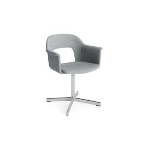 HAY Layout 234 Dining Chair With Armrest & Swivel Remix 123/ Aluminum