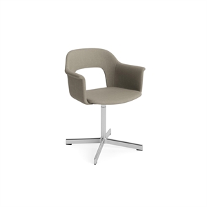 HAY Layout 234 Dining Chair With Armrest & Swivel Naveli 133/ Aluminum