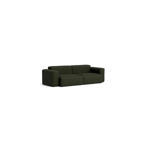 HAY Mags Soft Low 2.5-Person Sofa Combination 1 Maglia Dark Green