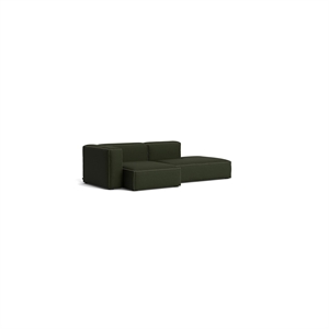 HAY Mags Soft 2.5-Seater Sofa Combination 3 Left Maglia Dark Green