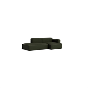 HAY Mags Soft Low 2.5-Seater Sofa Combination 3 Right Maglia Dark Green