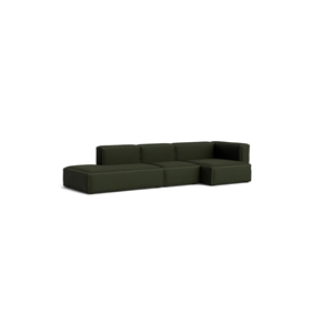 HAY Mags Soft 3-Seater Sofa Combination 4 Right Maglia Dark Green
