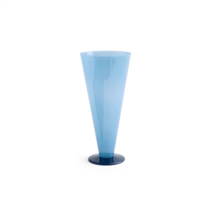 HAY Conical Vase Large Petroleum Blue/ Dark Blue