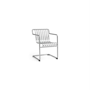 HAY Palissade Cantilever Dining Chair With Armrests Hot-dip Galvanized Steel
