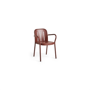 HAY Deville Chair With Armrests Iron Red