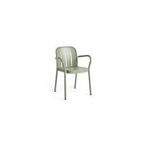 HAY Deville Chair With Armrests Thyme Green