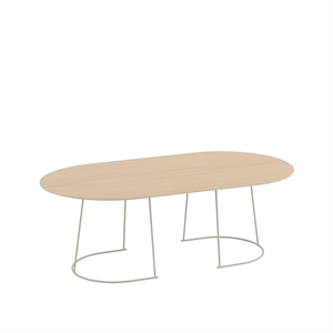 Muuto Airy Coffee Table Large Lacquered Oak/ Off White