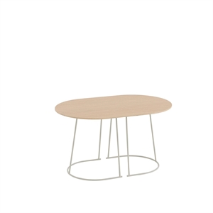 Muuto Airy Coffee Table Small Lacquered Oak/ Off White