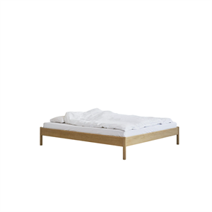 Rye Sleep Alken Bed Frame Without Headboard 140x210 Oiled Oak
