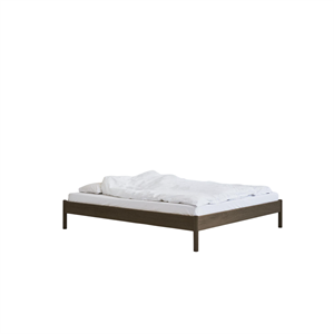 Rye Sleep Alken Bed Frame Without Headboard 160x200 Smoked Oak