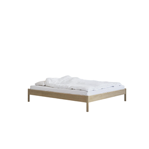 Rye Sleep Alken Bed Frame Without Headboard 180x210 Soap Treated Oak
