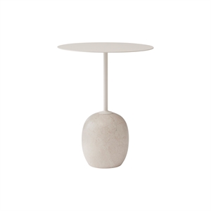 &Tradition Lato LN8 Coffee Table Ivory White/Crema Diva Marble