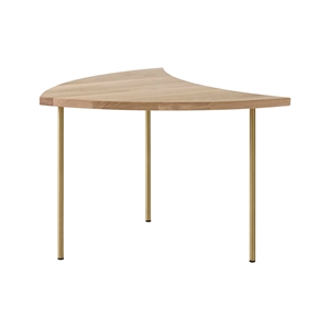 &Tradition Pinwheel HM7 Coffee Table Oiled Oak/ Brass