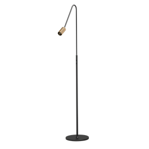 Antidark Decor F2 Floor Lamp Double Black/ Brass