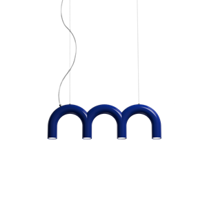 Oblure Arch Triplette Pendant Blue