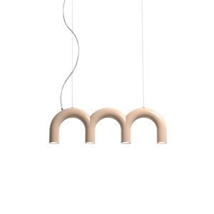 Oblure Arch Triplette Pendant Nude