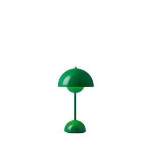 &Tradition Flowerpot VP9 Table Lamp Portable Signal Green