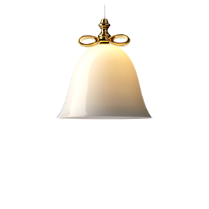 Moooi Bell Pendant Large Gold/ White