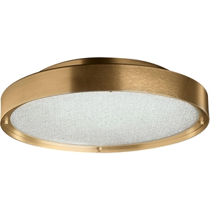 Oluce Berlin 722 Ceiling and Wall Lamp Brass