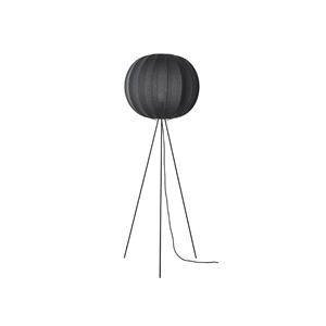 Made By Hand Knit-Wit Round Floor lamp High Ø60 Black