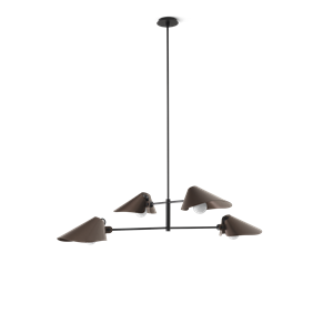 &Tradition Bonnet SC93 Chandelier Ø100 Bronze/ Black