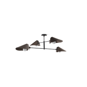 &Tradition Bonnet SC91 Ceiling Light Ø100 Bronze/ Black