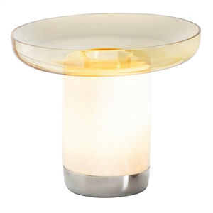 Artemide Bontá Transportable Lamp Topaz with Glass Dish