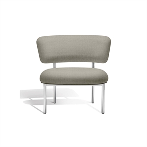 Furniture Copenhagen Font Armchair Vidar 222/Polished Steel Frame