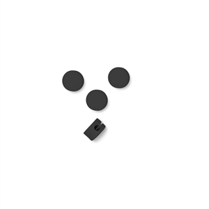 Pedestal Cable Dots Charcoal