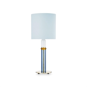 Design by Us Carnival No. 1 Table lamp Light blue/ Brown/ White
