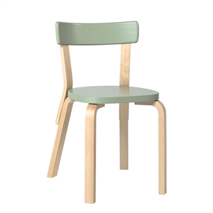 artek 69 Dining Chair Birch/ Green