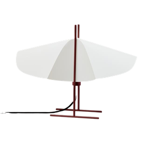 Motarasu Cho Table Lamp White/ Terracotta
