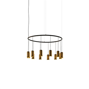 Santa & Cole Cirio Circular S Pendant Polished Brass