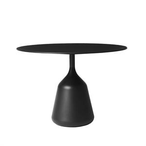 Wendelbo Coin Side Table Low Black Laminate