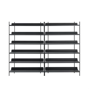 Muuto Compile Shelving System 8 Black