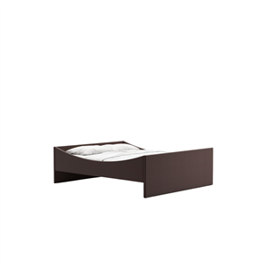 Rye Sleep Curved Bed Frame 150x210 Dark Brown