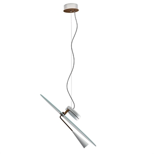 Stilnovo Bascula Pendant White/ Bronze