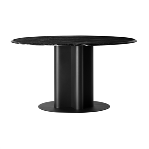 Design By Us Hard To Resist Dining Table Ø140 Black/ Marble