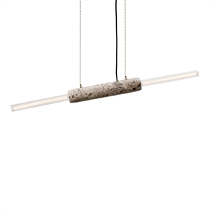 Design By Us Limbo Pendant Emperador Marble/Dark Brown