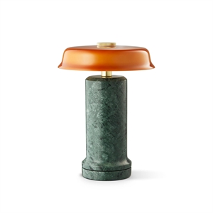 Design By Us Trip No. 2 Portable Lamp Moss Marble/ Amber