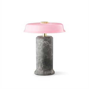 Design By Us Trip No. 2 Portable Lamp Silver Marble/Rose