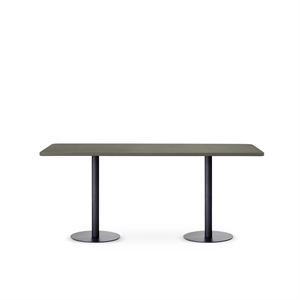 Design By Us Skins Coffee Table 174x74 Black/ Moss