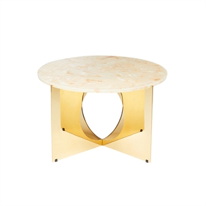 Design By Us This Is Art Coffee Table Gold/Cream