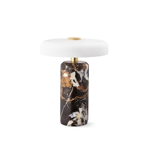 Design By Us Trip Portable Lamp Dark Clay Marble/ Matt Opal