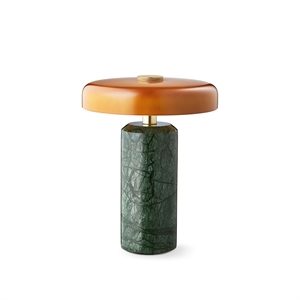 Design By Us Trip Portable Lamp Moss Marble/ Amber