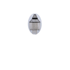 DCWédtions Lamp C Wall Lamp Stainless Steel/ Black