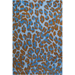 Decotique Leopard Rug 250x350 cm Blue