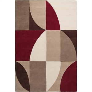 Decotique Window Rug 300x400 cm Wine Red