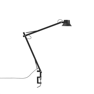 Muuto Dedicate L2 Table Lamp With Clip Black